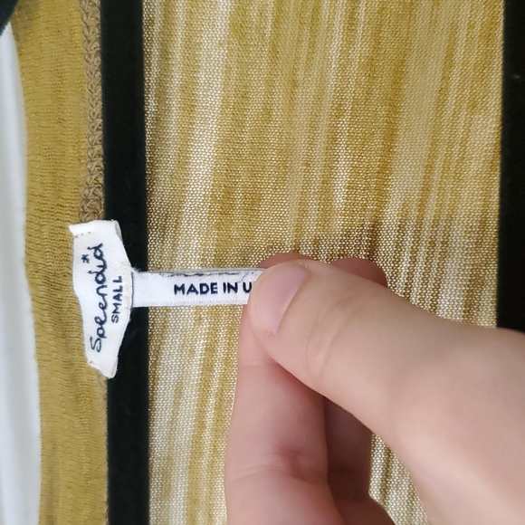 CLOSET CLOSING 7/31 Pea green Splendid Button-up cardigan small - Picture 3 of 5